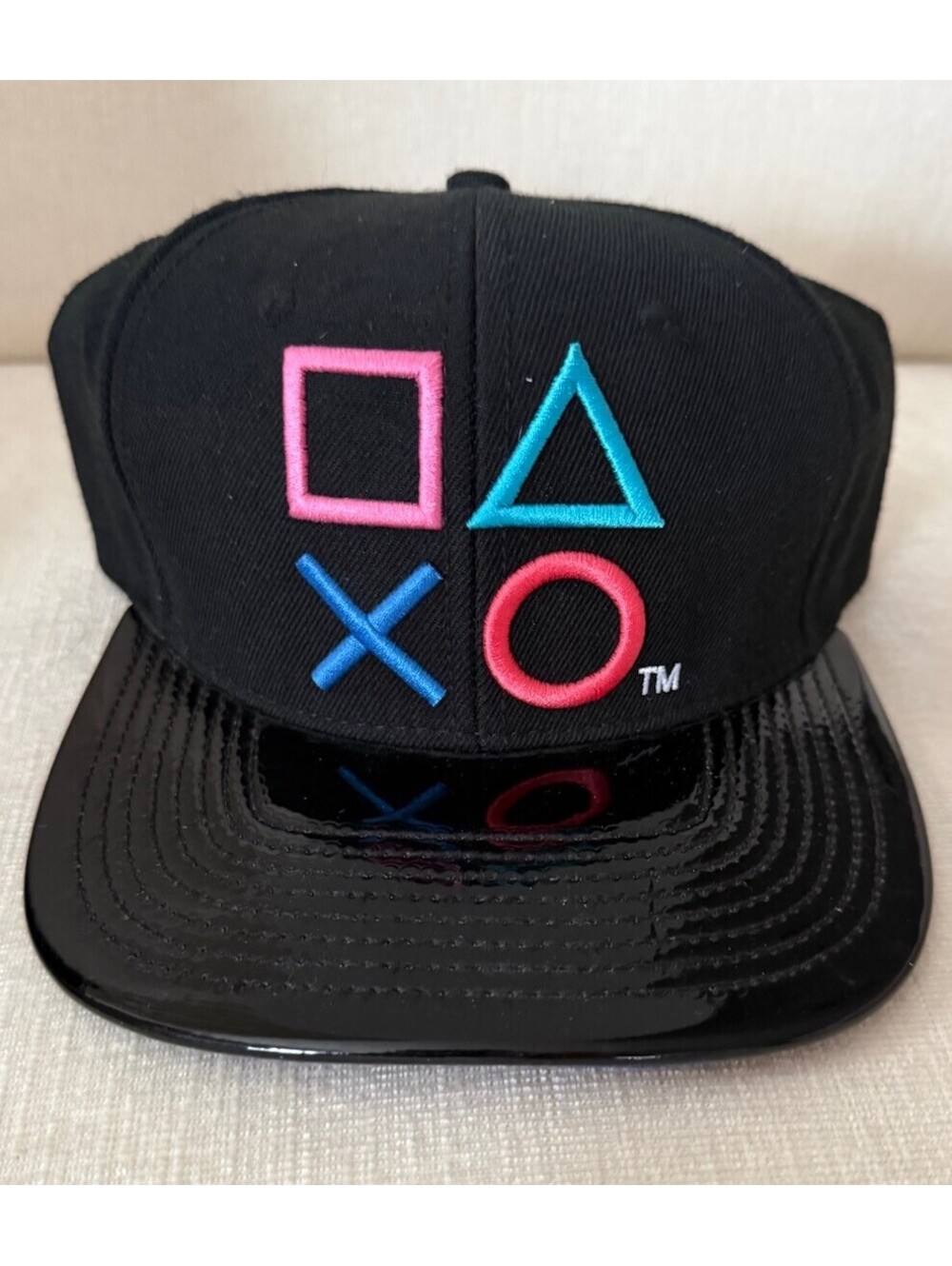 Playstation Hat SnapBack Sony 2018 PS4 / PS5 3D Thick Embroidered Game Pad